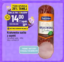 Polomarket Kiełbasa krakowska sucha z szynki Tarczyński oferta