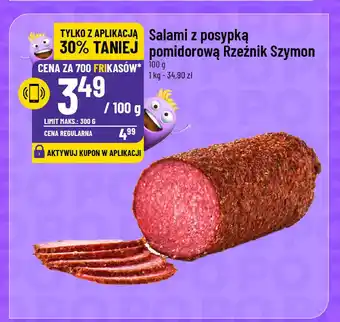 Polomarket Salam z posypką pomidorową Rzeźnik szymon poleca oferta