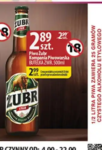 Delisso Delikatesy Piwo Zubr oferta