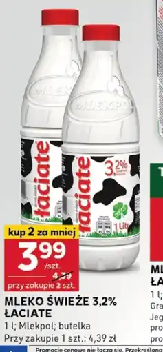 Stokrotka Optima Mleko świeże 3,2% Laciate oferta