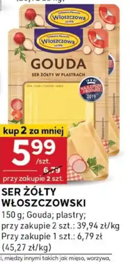 Stokrotka Optima Ser żółty Włoszczowski Gouda oferta