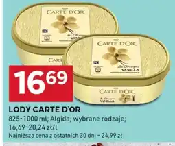 Stokrotka Optima Lody Carte D'Or oferta