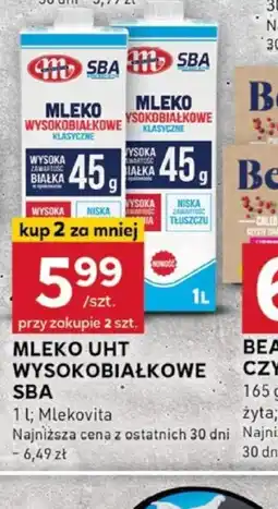 Stokrotka Optima Mleko UHT wysokobiałkowe SBA Mlekovita oferta