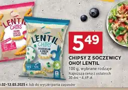 Stokrotka Optima Chipsy z soczewicy Oho! Lentil oferta