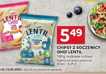 Stokrotka Optima Chipsy z soczewicy Oho! Lentil oferta