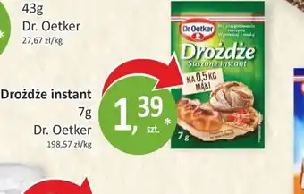 Passa Drożdże instant Dr. Oetker oferta