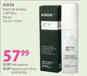 Hebe Asoa krem do twarzy z spf50+ oferta