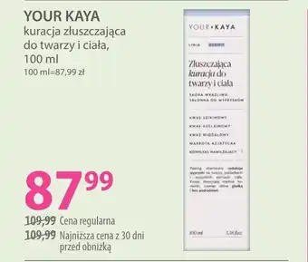 Hebe YOUR KAYA kuracja złuszczająca do twarzy i ciała oferta