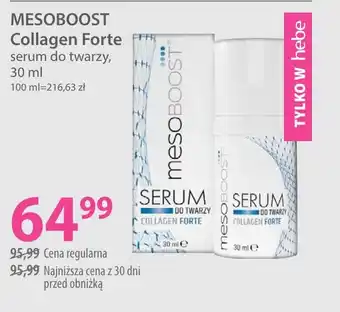 Hebe Mesoboost collagen forte serum oferta