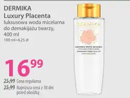 Hebe Dermika luxury placenta luksusowa woda micelarna oferta