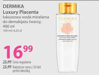 Hebe Dermika luxury placenta luksusowa woda micelarna oferta