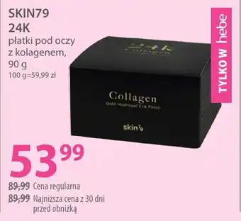 Hebe Skin79 24k płatki pod oczy z kolagenem oferta