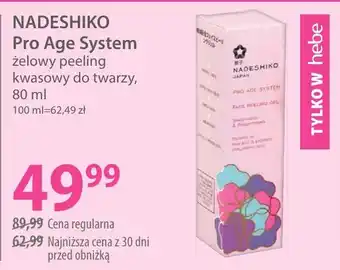 Hebe Nadeshiko pro age system żelowy peeling kwasowy oferta