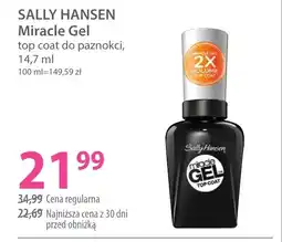 Hebe Sally hansen miracle gel top coat do paznokci oferta