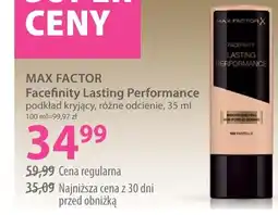 Hebe Max factor facefinity lasting performance podkład oferta