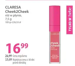 Hebe Claresa cheek2cheek róż w płynie oferta