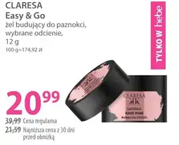 Hebe Claresa easy & go żel budujący do paznokci oferta