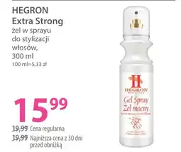 Hebe Hegron extra strong żel w sprayu do stylizacji oferta