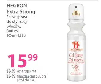 Hebe Hegron extra strong żel w sprayu do stylizacji oferta