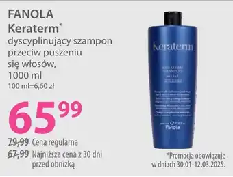 Hebe Fanola keraterm dyscyplinujący szampon przeciw puszeniu oferta