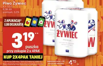 Delikatesy Centrum Piwo Żywiec oferta