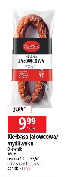 E.Leclerc Kiełbasa myśliwska Olewnik oferta