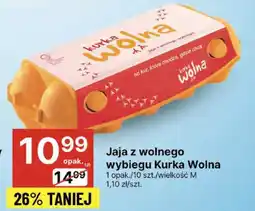 Delikatesy Centrum Jaja z wolnego wybiegu Kurka Wolna oferta