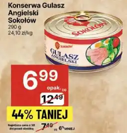 Delikatesy Centrum Konserwa Gulasz Angielski Sokołów oferta