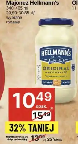 Delikatesy Centrum Majonez Hellmann's oferta