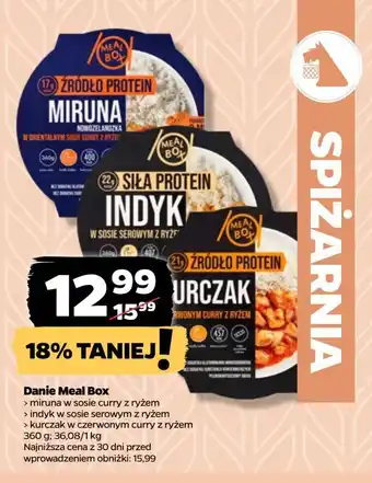 Netto Indyk w sosie serowym z ryżem Meal Box oferta