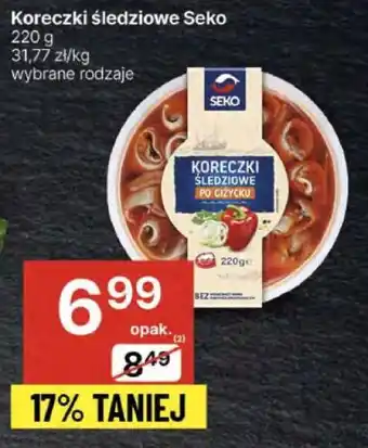 Delikatesy Centrum Koreczki śledziowe Seko oferta