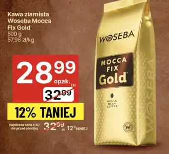 Delikatesy Centrum Kawa ziarnista Woseba Mocca Fix Gold oferta