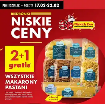 Biedronka Makaron spaghetti ekspress Pastani oferta