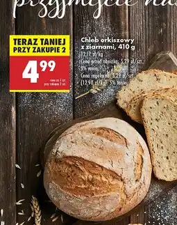 Biedronka Chleb orkiszowy z ziarnami oferta