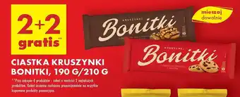 Biedronka Ciastka kruszynki z orzeszkami arachidowymi i czekoladą mleczną Bonitki oferta