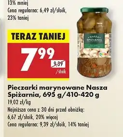 Biedronka Pieczarki marynowane Nasza Spiżarnia oferta