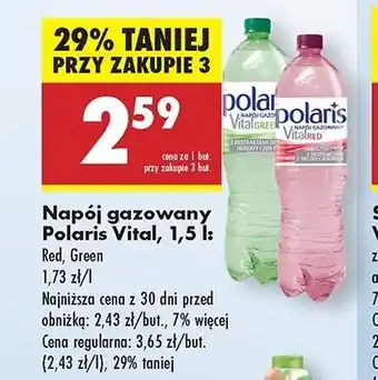 Biedronka Woda green Polaris Vital oferta