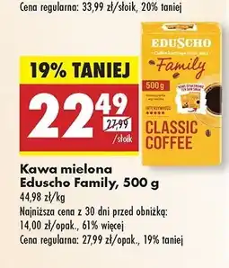 Biedronka Kawa Eduscho Family oferta