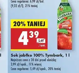 Biedronka Sok jabłkowy Tymbark 1936 oferta