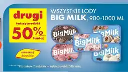 Biedronka Lody ciasteczko Algida Big Milk oferta