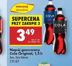 Biedronka Napój Cola Original Zero oferta