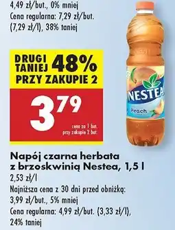 Biedronka Napój peach Nestea oferta