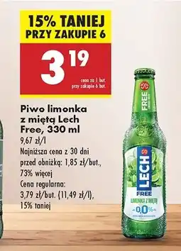 Biedronka Piwo Lech Free Limonka Z Miętą oferta