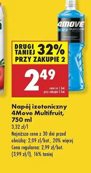 Biedronka Napój multifruit 4Move oferta