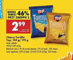 Biedronka Chipsy serowe Top Tortilla oferta