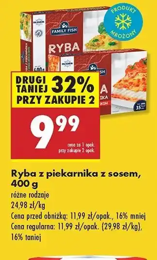 Biedronka Ryba z piekarnika sosem włoskim Family Fish oferta