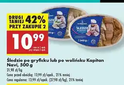 Biedronka Śledzie po wolińsku Kapitan Navi oferta