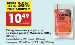 Biedronka Pstrąg łososiowy wędzony plastry Marinero oferta