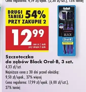 Biedronka Szczoteczka do zębów black medium Oral-B Allrounder oferta