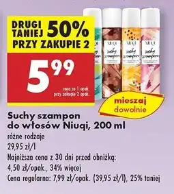 Biedronka Suchy szampon flowers Niuqi oferta